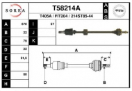 Вал EAI T58214A