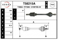 Вал EAI T58215A