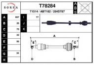 Вал EAI T78284