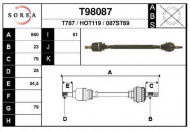Вал EAI T98087