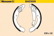 Комлект тормозных накладок BARUM BAE5009