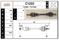 Вал SNRA C1222
