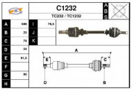Вал SNRA C1232