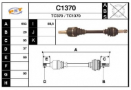Вал SNRA C1370