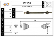 Вал SNRA F1151