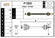 Вал SNRA F1203