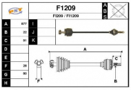 Вал SNRA F1209