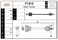 Вал SNRA F1213