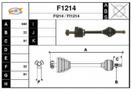 Вал SNRA F1214