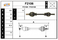 Вал SNRA F2106