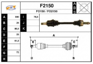 Вал SNRA F2150