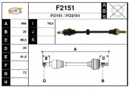 Вал SNRA F2151