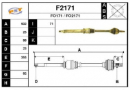 Вал SNRA F2171