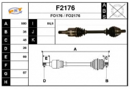 Вал SNRA F2176