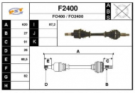 Вал SNRA F2400