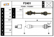 Вал SNRA F2401