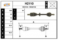 Вал SNRA H2110