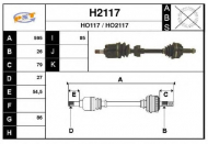 Вал SNRA H2117