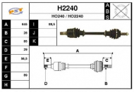 Вал SNRA H2240