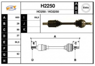 Вал SNRA H2250