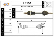 Вал SNRA L1100