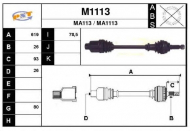 Вал SNRA M1113