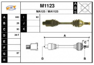 Вал SNRA M1123