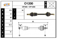 Вал SNRA O1200