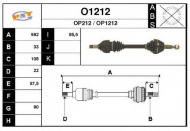 Вал SNRA O1212