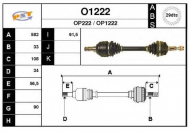 Вал SNRA O1222