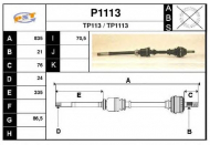 Вал SNRA P1113