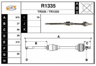 Вал SNRA R1335