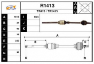 Вал SNRA R1413