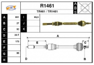 Вал SNRA R1461