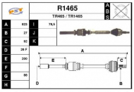Вал SNRA R1465