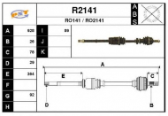 Вал SNRA R2141