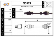 Вал SNRA S3121