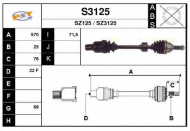Вал SNRA S3125
