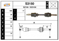 Вал SNRA S3150