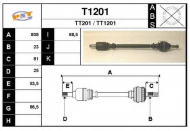 Вал SNRA T1201