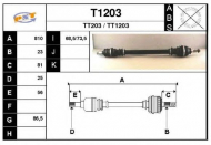 Вал SNRA T1203