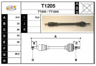 Вал SNRA T1205