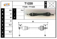 Вал SNRA T1220