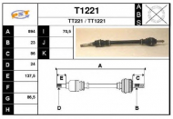 Вал SNRA T1221