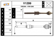 Вал SNRA V1299