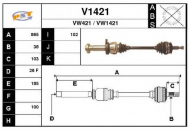 Вал SNRA V1421