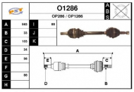 Вал SNRA O1286