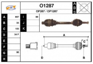 Вал SNRA O1287