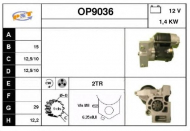 Стартер SNRA OP9036