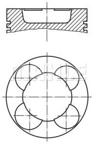 Поршень PERFECT CIRCLE 56 12648 0